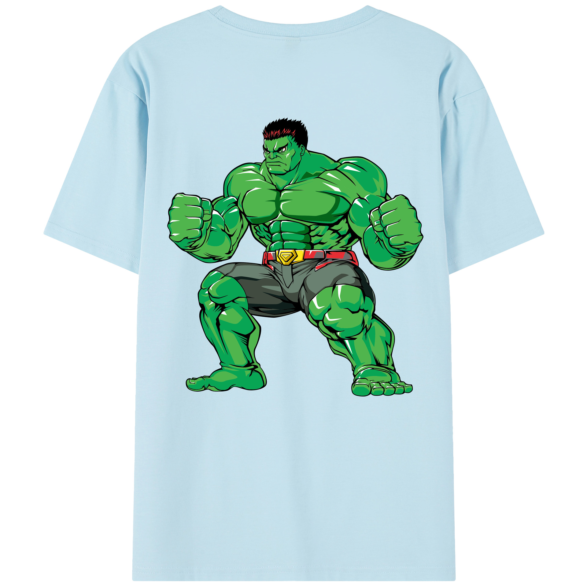 （画像用） アベンジャーズ The Avengers 綿100％半袖Tシャツ（背面プリント）